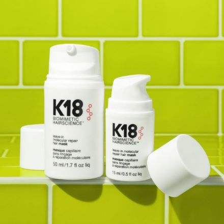 K18 מסכה ללא שטיפה לתיקון ושיקום מולקולרי של השיער