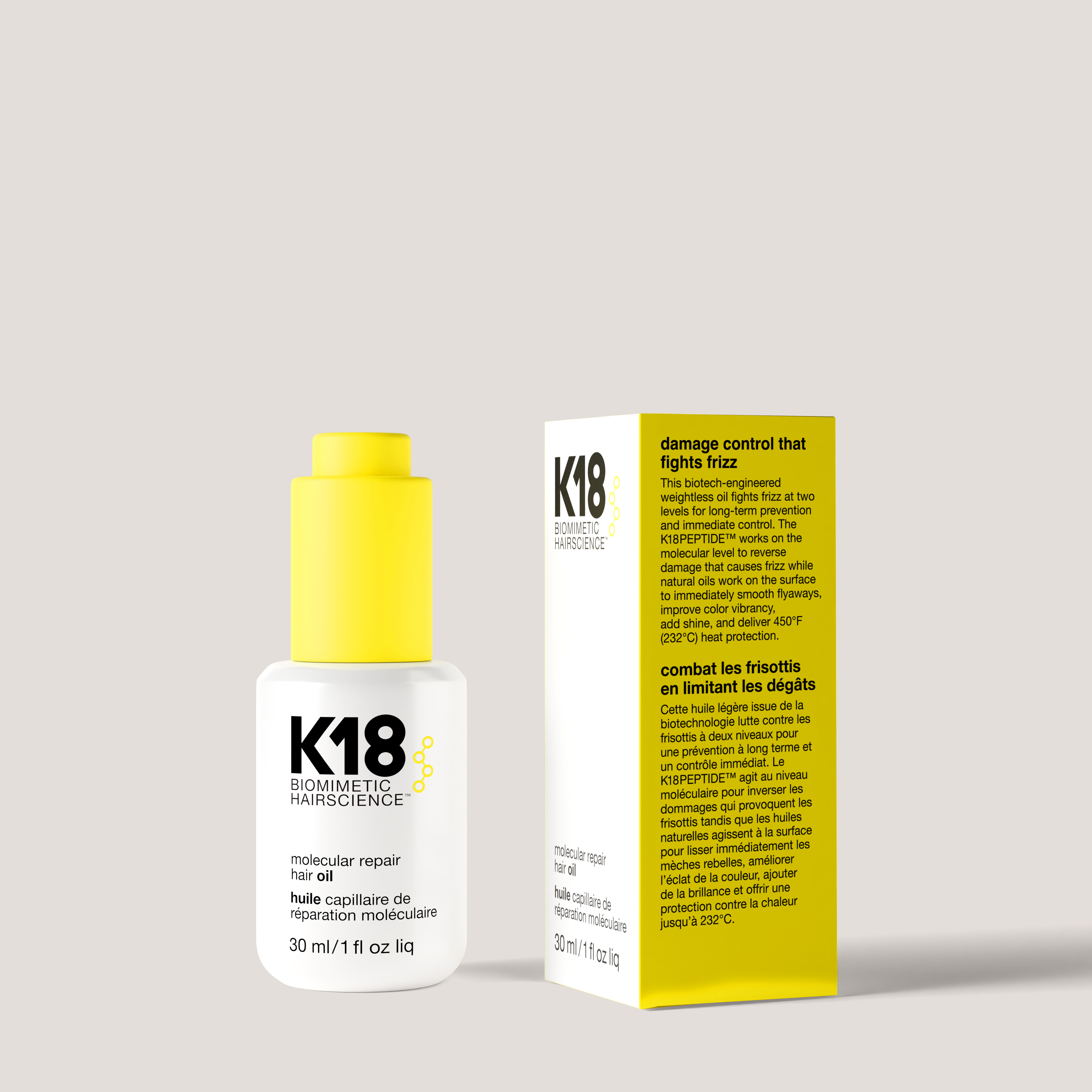 שמן מולקולרי לתיקון השיער K18